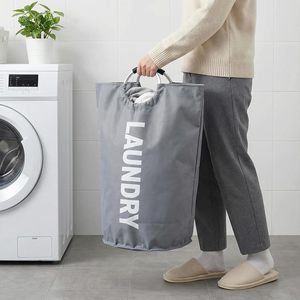 ตะกร้าผ้าพับได้พร้อมหูหิ้วอะลูมิเนียม จัดเก็บง่าย พกพาสะดวก - Product Image 3