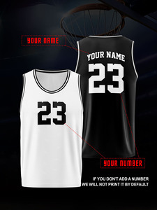 Nhóm Tùy Chỉnh Tên Số In Bóng Rổ Vest Thoải Mái Phù Hợp Thoáng Khí Độ ẩm-Wicking Nhanh Chóng Làm Khô Đội Đào Tạo Thể Thao - Product Image 3