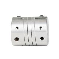 Coupleur flexible en alliage d'aluminium pour imprimante 3D et routeur CNC, diamètre extérieur 32 mm, longueur 40 mm, diamètres intérieurs 8 mm, 10 mm, 12 mm, 13 mm, 14 mm, 15 mm, 16 mm