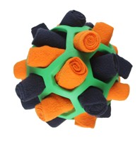 Nouveau jouet pour animaux de compagnie en gros, balle olfactive interactive pour chien, résistante aux morsures, avec distribution de friandises