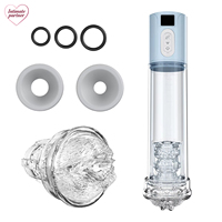 Pompe à pénis à succion fréquente, pompe à inhalation en silicone réaliste pour vagin, exercice du gland, masturbateur masculin, jouets sexuels pour hommes