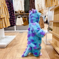 Combinaisons pour bébés, vêtements pour bébés, combinaison en polaire chaude d'hiver avec motif de monstre animal en 3D, costume pour tout-petits, vente en gros