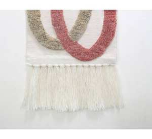 Décoration murale bohème en macramé faite à la main, en coton, décoration murale bohème faite à la main, à suspendre - Product Image 1