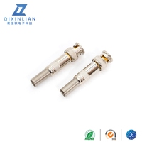 Connecteur mâle BNC sans soudure Q9 avec connecteur BNC de nouvelle conception de type prise à ressort