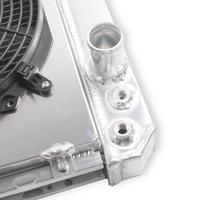 Radiateur en aluminium haute performance avec cache et ventilateur pour Chevrolet/Firebird/Trans Am V8 de 1982 à 1992