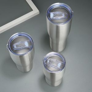 Vehicle Fit 20oz Contoured Insulated Tumbler Wholesale Blank Customizable Coffee Cup - Product Image 5