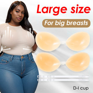 Cinta Adhesiva Reutilizable para Levantar el Busto, <span class=keywords><strong>Sujetador</strong></span> para Mujeres con Pechos Grandes, <span class=keywords><strong>Sujetador</strong></span> <span class=keywords><strong>Invisible</strong></span> de Silicona Adhesiva Dd - Product Image 3