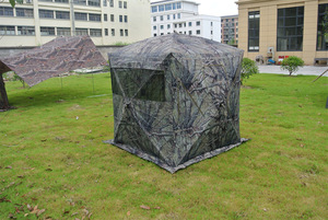 Chasse en plastique aveugle neige Camo boîte cerf stores canard en gros un cadre sol Ghillie tente chaise surélevée un homme - Product Image 2