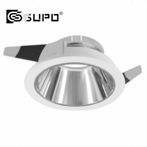 GUPO Downlight encastré à bord étroit en aluminium, blanc chaud, anti-éblouissement, ouverture frontale, compatible MR16/<span class=keywords><strong>GU10</strong></span> <span class=keywords><strong>LED</strong></span> - Product Image 3