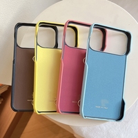 Étui de protection pour téléphone portable en cuir vierge à sublimation avec porte-cartes, design élégant, pour iPhone 17 16 15 14 13 Pro Max