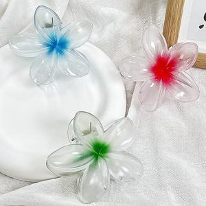 زهرة بيضة ملونة جديدة عبر الحدود ، إكسسوارات شعر عالية القيمة من الجانب ، مشبك قرش برأس خلفي ، إكسسوارات شعر للفتيات البسيطات - Product Image 2