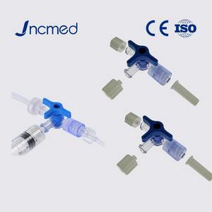 صمام إغلاق ثلاثي الاتجاهات معقم من نوع EO مع أنبوب تمديد - Product Image 1