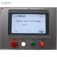 Machine à poncer à bande large Belino pour bois peint, MDF, WPC, bois massif, contreplaqué, panneaux de particules, meubles en noyer noir, moteur 26KW