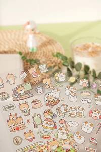 Jornal Adesivos Galinhas Animais Ovelhas Adesivo Bonito PVC Adesivos Gilding Decal Diário Planejador DIY Adesivos - Product Image 4