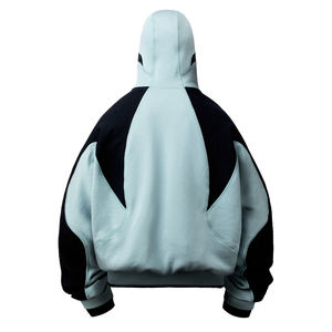 Custom Logo Heavyweight Cotton Fleece Sweatshirt Graphic Print Streetwear Oversized Hip Hop <b>Pullover</b> <b>Mens</b> Hoodies - Product Image 3