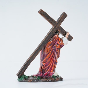 Figura de Jesús Clásica de Resina de Alta Calidad, Escultura Ecológica, Decoración de Lujo para el Hogar, Adornos Religiosos Decorativos BJ - Product Image 2