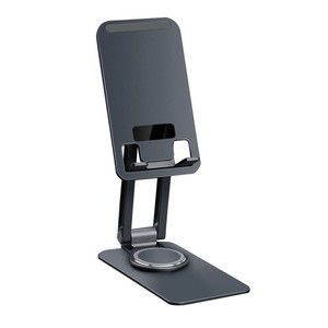 전화 태블릿 책상에 대한 내구성 알루미늄 금속 회전 접이식 휴대 전화 스탠드 홀더 - Product Image 1