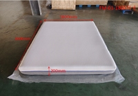 Matelas en mousse à mémoire de forme OEM, emballé en rouleau, 20 cm, mousse à mémoire de forme 45D, UKFR BS7177, 90*190, 140*200, 160*200 cm