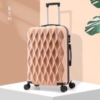 Nouvel arrivage de bagages de voyage ABS PC blancs 3 pièces sac à roulettes léger en aluminium valises bagages grossiste direct d'usine
