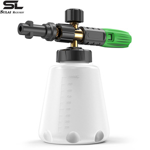 Sulai <b>Machinery</b> <b>Foam</b> Pitcher 1000Ml For Krcher K2 K7 High Pressure Washer Nozzle Light Duty Cleaning - Product Image 1