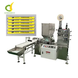 printing logo on drinking paper straw packing machine