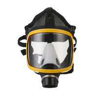 Masque à gaz de qualité industrielle, bord jaune 14 avec filtre B2 pour la protection contre les produits chimiques, la peinture et les acides, pour l'industrie et les laboratoires