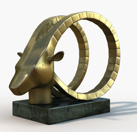 Poyresin Ram Decoratief Standbeeld
