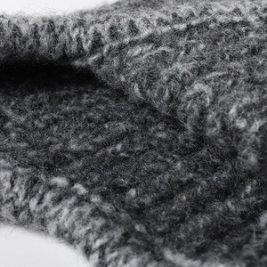 Bonnet d'hiver pour femme en tricot avec oreilles de chat, mélange de laine, pompon et liens tressés, doux, chaud, couleur unie, pour temps <span class=keywords><strong>froid</strong></span> - Product Image 5