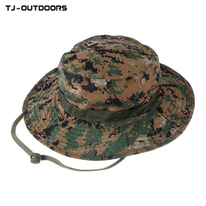 Nylon al aire libre Camo Casual Sombrilla Sombrero de ala redonda Tactical Skirmish Sports Cap - Product Image 1