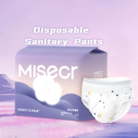 Insoftb échantillon gratuit anti-fuite Culotte Menstruelle En Coton Bio femmes pantalons sanitaires jetables ajuster période pantalon