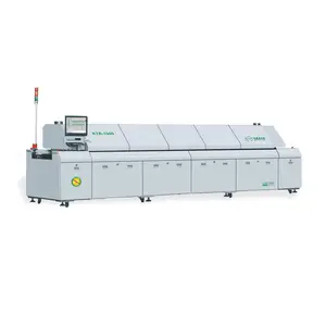 Oven solder Reflow bebas timbal peralatan solder Reflow PCB 8/10/12 zona Oven aliran udara panas untuk jalur perakitan SMT