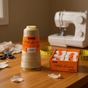 Filo da cucito Ilan 2750 M colore marrone chiaro per uso generale - Product Image 2