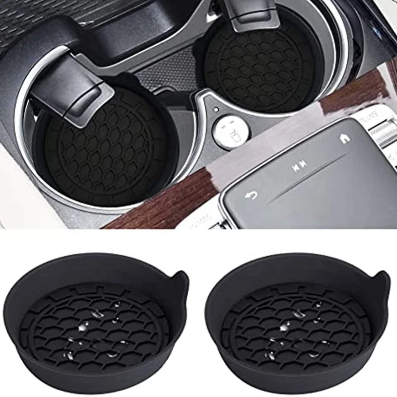 Universal Cup Insulator - Nice Show Car Cup Holder Coaster Silicone Anti-Slip Pad