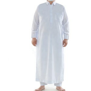 Abaya para Hombre, Ropa Islámica, Manga Larga, Gamis Musulmán, Vestido Jubah Árabe, Thobe Musulmán, <span class=keywords><strong>Pathani</strong></span> Kurta para Hombre, Jilbab - Product Image 2