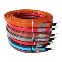 Câble chauffant en caoutchouc silicone auto-régulant 220V 20W/m 40W/m, ruban chauffant pour la protection contre le gel des conduites