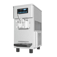 Machine à Glace Molle Professionnelle Oceanpower à Saveur Unique Distributeur Automatique NE1112 Machine à Glace et Açaï pour Cafétéria