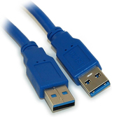 Câble USB 3.0 Type A mâle-mâle FORFLYING 1m en cuivre pur avec gaine en PVC et blindage en feuille, moulage exclusif pour téléphone portable