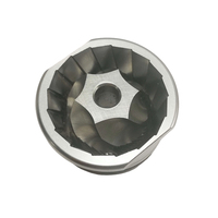 Jeu de meules coniques à 6 points pour le remplacement des meules supérieures et inférieures Breville Sage, compatible avec la machine à café Breville BES995