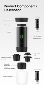 New 2026 Mini Capsule Instant <b>Coffee</b> USB <b>Coffee</b> Maker Easy Carry Portable <b>Automatic</b> Portable Espresso <b>Coffee</b> <b>Machine</b> - Product Image 2