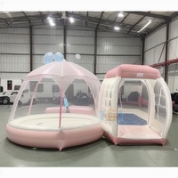Tentes à bulles gonflables LeTeng LT-193 pour intérieur/extérieur en PVC, décorations de fête, 3M/4M/5M, couleur personnalisée, carton, tentes à bulles 2-3