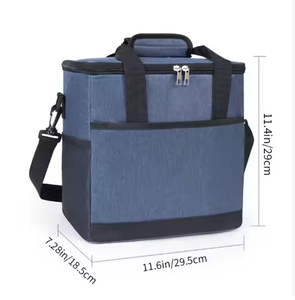 Aluminum Foil Insulated Lunch Bag Fashionable Office Worker's Picnic Cooler Bags Directly Exported by Manufacturer - Product Image 3