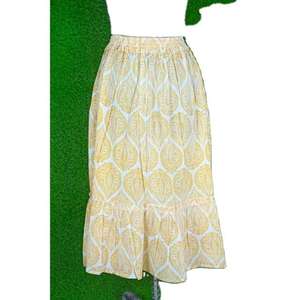 Falda Nueva de Alta Demanda con Estampado Artesanal, Faldas de Algodón para Verano, Faldas Florales, Ropa Étnica para Mujer, Talla Personalizada, Precio al por Mayor - Product Image 6