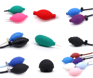 Sphygmomanomètre médical Sang Caoutchouc Air Gonflage <span class=keywords><strong>Ballon</strong></span> Ampoule Pompe Valve - Product Image 4