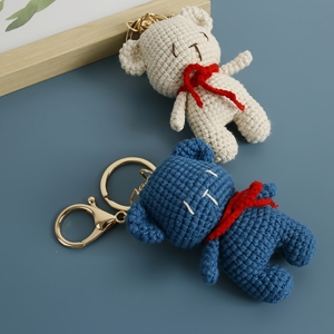 Muñecos <span class=keywords><strong>de</strong></span> ganchillo <span class=keywords><strong>Amigurumi</strong></span>, juguetes <span class=keywords><strong>de</strong></span> animales, osos <span class=keywords><strong>de</strong></span> peluche, artículos <span class=keywords><strong>de</strong></span> ganchillo hechos a mano, llaveros <span class=keywords><strong>de</strong></span> oso <span class=keywords><strong>de</strong></span> peluche, venta al por mayor - Product Image 1