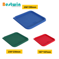 Boîte de rangement alimentaire carrée en plastique polycarbonate PC polypropylène PP de 2L à 22L pour ingrédients et céréales, idéale pour la cuisine commerciale