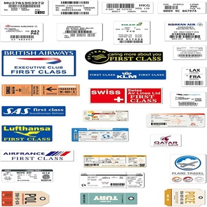 Étiquette de <span class=keywords><strong>bagage</strong></span> personnalisée en PVC souple pour <span class=keywords><strong>avion</strong></span>, non pliable, avec logo par transfert thermique, vente en gros - Product Image 6