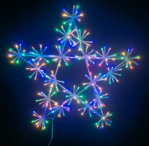 Extérieur Étanche LED En Acier Cadre <span class=keywords><strong>De</strong></span> Noël <span class=keywords><strong>De</strong></span> Noël Feu D'artifice Guirlande 60*4.5*60 <span class=keywords><strong>CM</strong></span> Fête <span class=keywords><strong>De</strong></span> Vacances Décor Motif Chiffres Lumières - Product Image 4