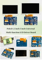 Carte de commande multifonction Polcd 4,3 5 pouces avec écran tactile LCD pour Raspberry Pi IPS