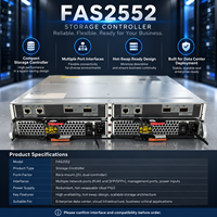 Module de contrôleur de stockage pour Netapp FAS2552, pour système d'array de stockage hybride Netapp FAS2552