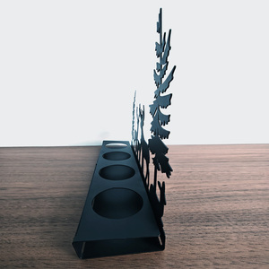 Porte-bougie en fer forgé artisanal élégant Gliway |   Conception pliable pour une ambiance festive |   Cadeau attentionné pour la fête des mères - Product Image 6